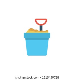 sandbox glyph flat vector icon