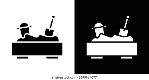 Sandbox icon concept design element. pictogram icons.
