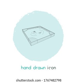 Sandbox icon line element. Vector illustration of sandbox icon line isolated on clean background for your web mobile app logo design.