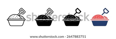 Sandbox icon sheet multiple style collection