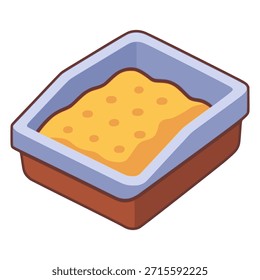 sandbox kid play area activity flat color vector illustration template design