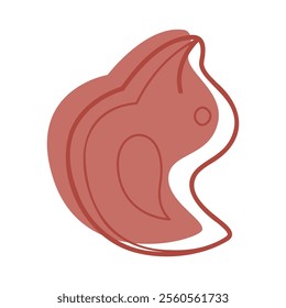 Sandbox mold in the shape of a duck color. Clip art for your projects.