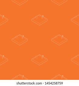 Sandbox pattern vector orange for any web design best