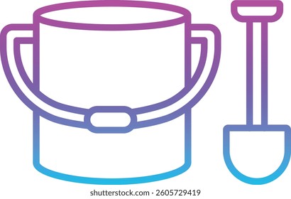 Sandbox vector icon. Can be used for printing, mobile and web applications.