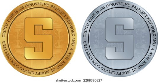 sandbox-sand  virtual currency logo illustration. vector illustrations.