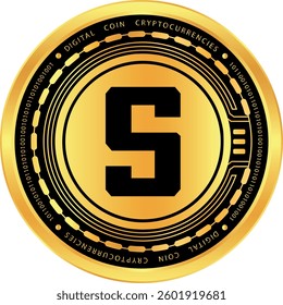 sandbox-sand  virtual currency logo illustration. vector illustrations.