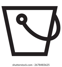 Sandbucket Modern Vector Icon – Minimal Illustration Symbol Template for Web Mobile App UI Design