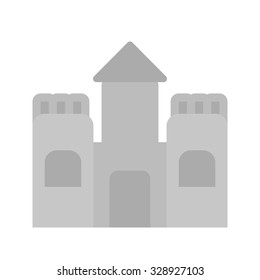 Sandcastle, beach, play icon vector image. Can also be used for summer, recreation and fun. Suitable for use on mobile apps, web apps and print media.