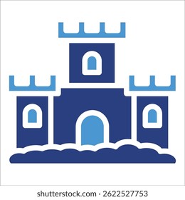 Sandcastle Icon Element For Design