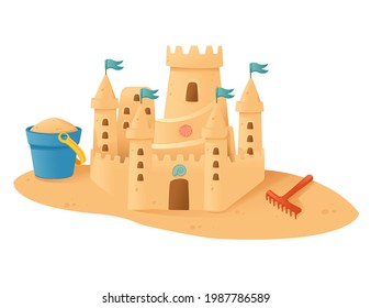 Dessin Chateau De Sable Images Photos Et Images Vectorielles De Stock Shutterstock