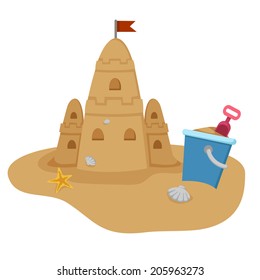 586 Sand castle clipart Images, Stock Photos & Vectors | Shutterstock