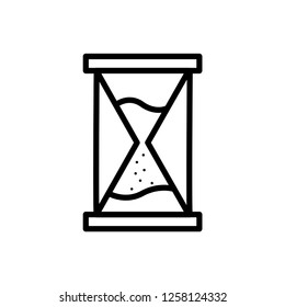 Sandclock vector icon