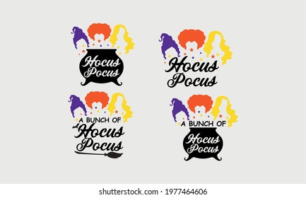 Sanderson Sister Hocus Pocus Halloween Vector and Clip Art