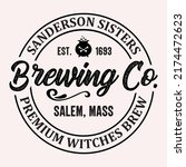 Sanderson Sisters Est. 1693 Brewing Co. Salem Mass Premium Witches Brew