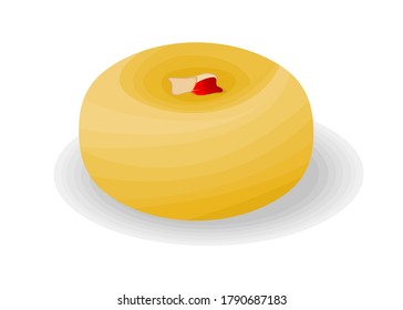 Sandesh Indian Sweets or Mithai Food Vector