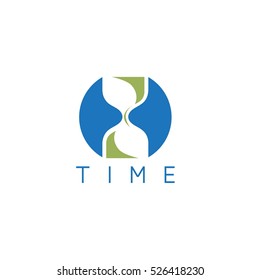 sandglass concept simple icon vector design template