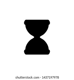 Sand-glass icon. Date abstract  button. Loading symbol. Watch sign. Logo design element