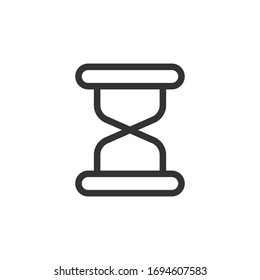 Sandglass icon. Hourglass symbol modern, simple, vector, icon for website design, mobile app, ui. Vector Illustration