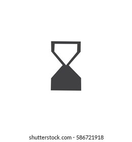 sand-glass icon. sign design