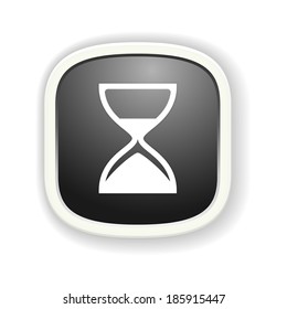 sand-glass icon / time icon / the button with hour glass