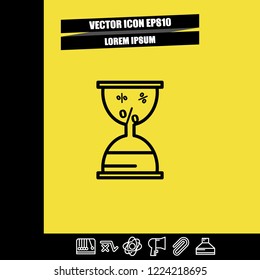 sand-glass icon vector