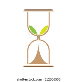 Sandglass icon. Vector Design eps10.