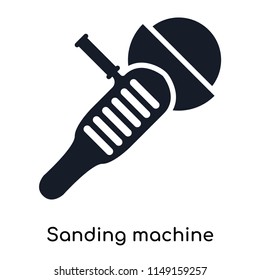 Sanding machine icon vector isolated on white background for your web and mobile app design, Sanding machine logo concept