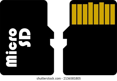 Sandisk vector design and illustration with editable stroke. A simple desain flat.