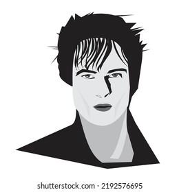 The Sandman Character Silhouette  Design Illustration Vector