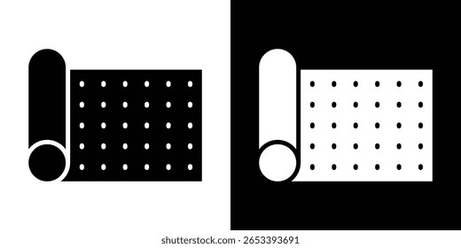 Gráficos escalables de Vector de iconos de papel de lija