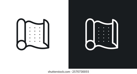 Sandpaper icons set vectors on white background.
