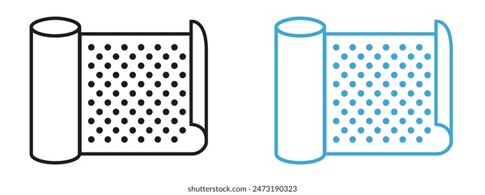 Icono de símbolo de textura de papel de lija ideal para proyectos de bricolaje y construcción