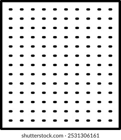 Sandpaper Vector Line Icon Design
