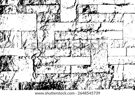 Sandstone brick wall texture. Old rock castle pattern, terracotta grunge antique black-white background, sand stone brick wall obsolete surface