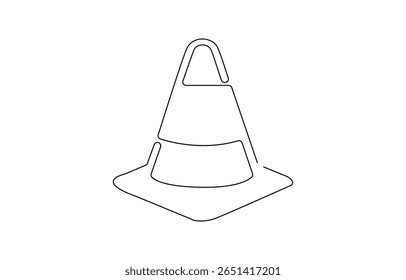 Sandwich board in continuous one line drawing. Single line illustration of advertising, Sandwich board in continuous one line drawing. Single line illustration of advertising easel stand.