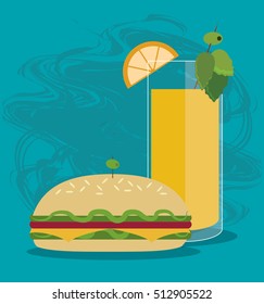 sandwich bread lunch snack icon