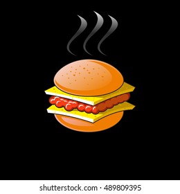 	
sandwich, burger