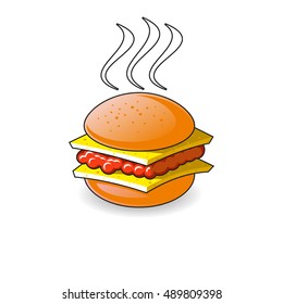 sandwich, burger