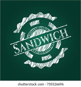 Sandwich chalk emblem