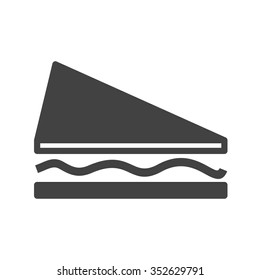 Sandwich, cheese, bread icon vector image. Can also be used for food iconset. Suitable for use on web apps, mobile apps and print media
