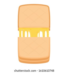 Sandwich cheese vector. bread vector. wallpaper. background. cheese stretch.