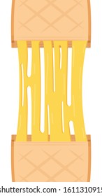Sandwich cheese vector. bread vector. wallpaper. background. cheese stretch.