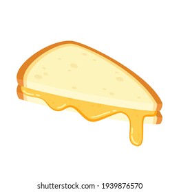 Sandwich cheese vector. Bread vector. wallpaper. background. Cheese stretch.