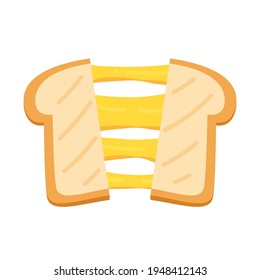 Vector de queso sándwich. Vector de pan. fondo de pantalla. de fondo. Extensión de queso.