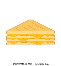 Sandwich cheese vector. Bread vector. wallpaper. background. Cheese stretch.