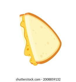 Sandwich cheese vector. Bread vector. wallpaper. background. Cheese stretch.