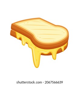 Sandwich cheese vector. Bread vector. wallpaper. background. Cheese stretch.