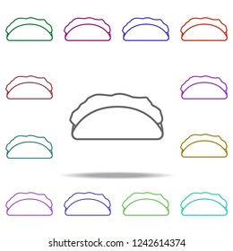 sandwich concept line icon. Elements of fast food in multi color style icons. Simple icon for websites, web design, mobile app, info graphics