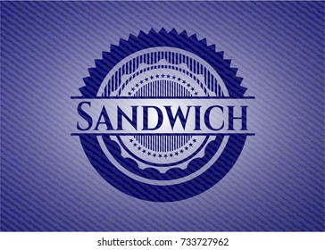 Sandwich denim background