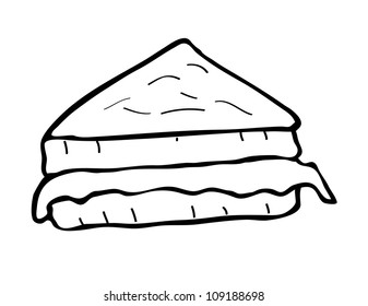 sandwich doodle